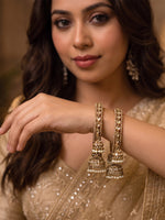 Siyara Jhmki Bangle-Antique Gold Tone