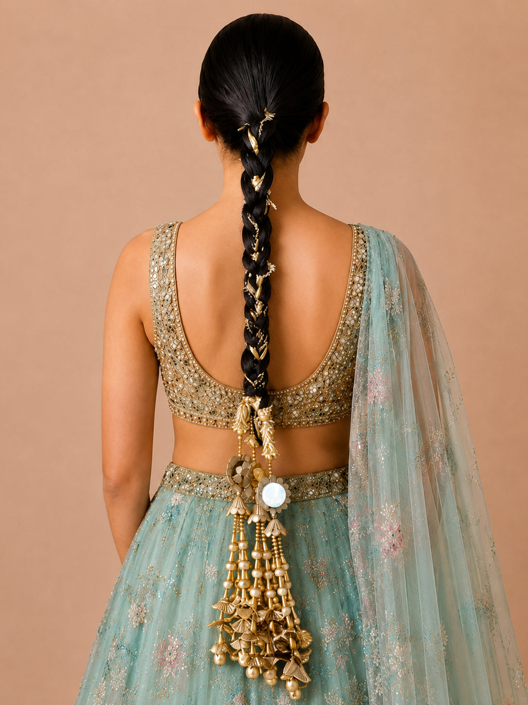 Bani Paranda / Parandi Hair  Accessories - Gold
