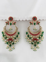 Prishti Chandbali Earrings-Multicolor