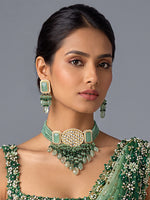 Kayra Necklace Set - Green