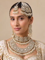 Shahida Necklace Set- White 