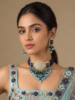 Kayra Necklace Set - Blue