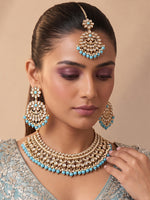 Mansha Necklace Set - Turquoise