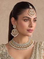 Mansha Necklace Set - Aqua