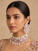 Asiya Necklace Set-Pink