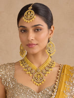 Samia Necklace Set-Yellow