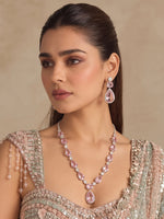 Ayesha Necklace Set-Pink