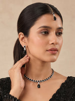 Noah Pendant Necklace set - Black