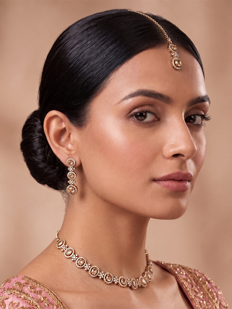 Avira Necklace Set  - Gold