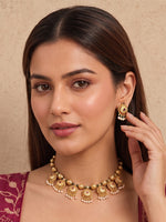 Prajna Necklace Set-Hot Pink