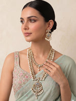 Shriya Layered Necklace Set - Ivory