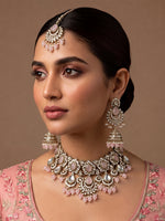 Drisha Necklace Set-Pastel Pink