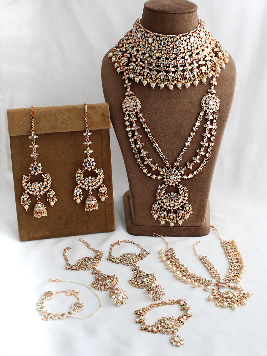 Akshara Bridal Set - Rose Gold
