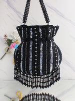 Tavisha Potli Bag-Black