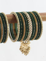 Arusha Bangle Set / Stack -Green