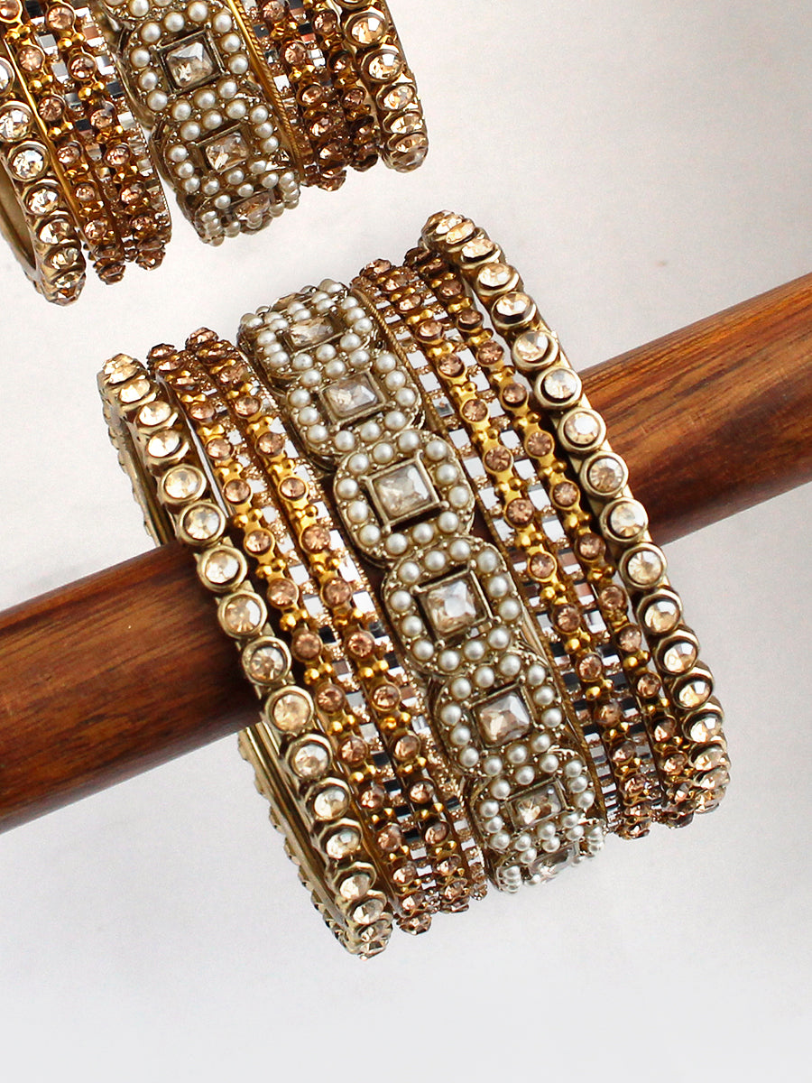 Karuna Bangle Set / Stack-Gold