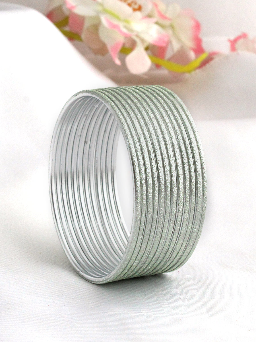 Misha Bangle Set-Mint Green