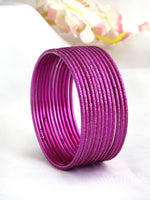 Misha Bangle Set-Hot Pink