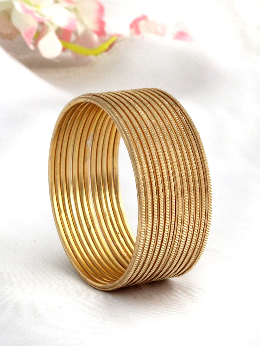 Tanvi Bangle Set-Gold