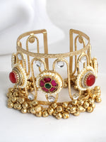 Mirisha Cuff Bangle Bracelet-Hot Pink