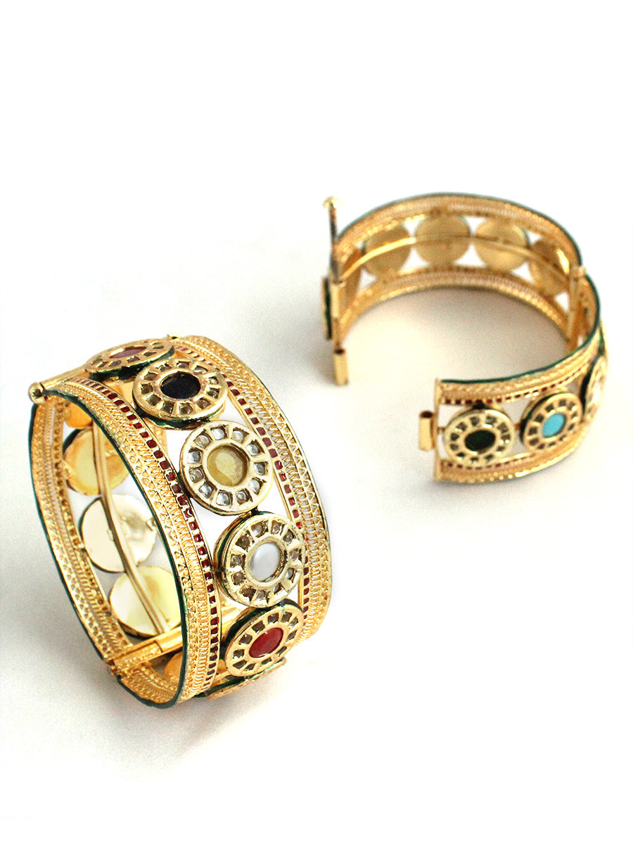 Utkarsha Bangle Set-Multicolor