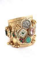Saanjh Cuff Bangle Bracelet-Multicolor