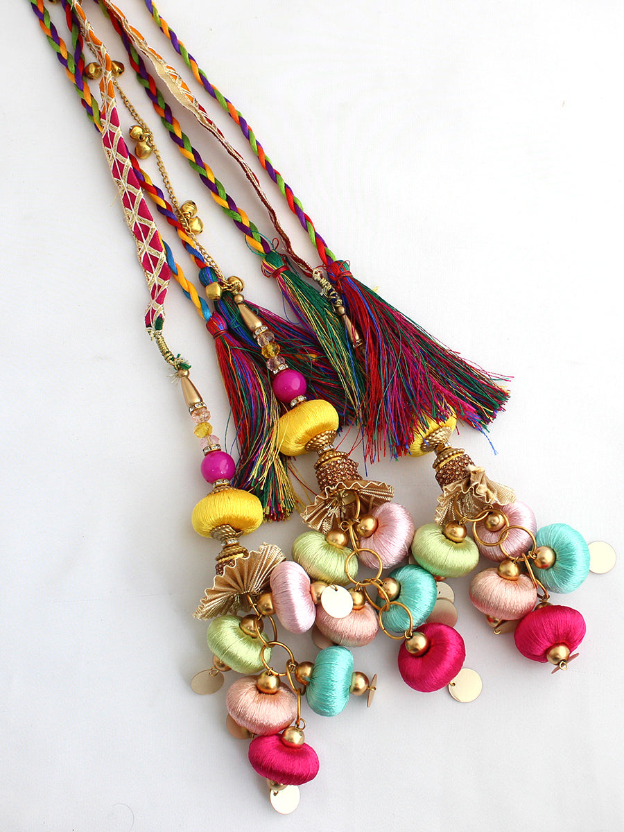 Simar Parandi / Paranda Colorful Punjabi Parandi | Ships Worldwide-Multicolor