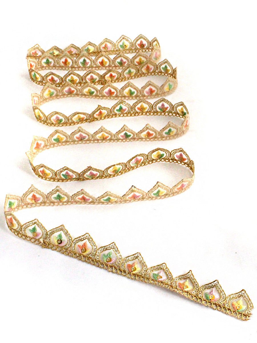 Vihani Decorative Hair Plait Lace-Multicolor