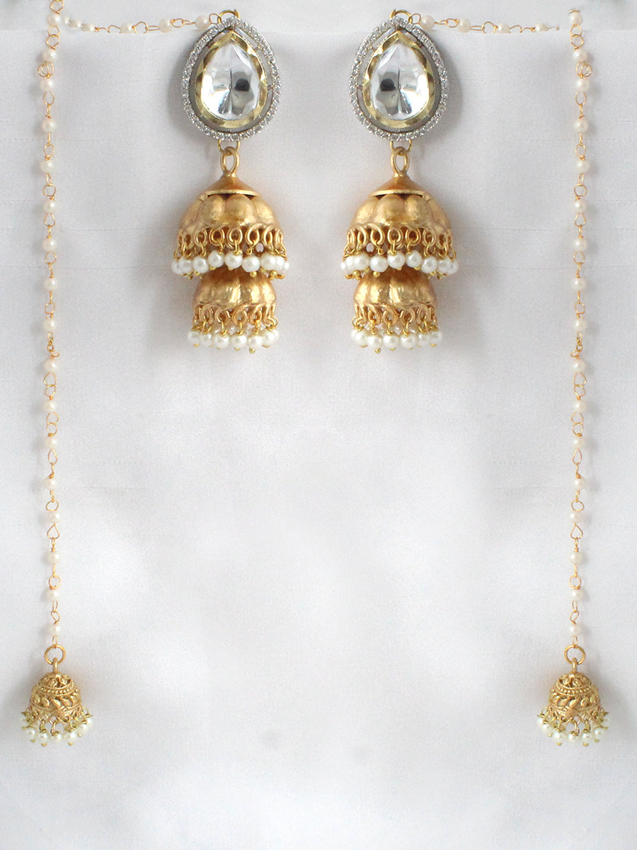 Gayatri Long Jhumki Earrings