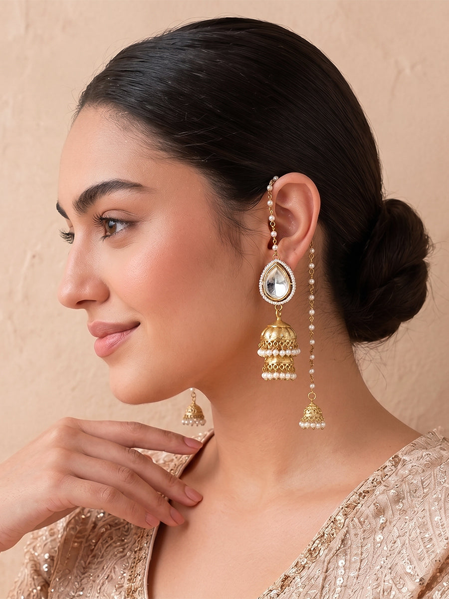 Gayatri Long Jhumki Earrings