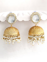 Yamika Jhumki / Jhumka Earrings-Gold