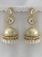 Aarushi Jhumki / Jhumka Earrings-Gold