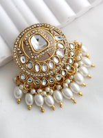Vritee Hair Bun Pin Traditional Bun Pin for Cultural Celebrations-Gold