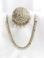 Nirvi Hair Bun Pin / Accessory-Gold