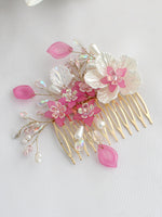 Rhea Hair Comb-Pink