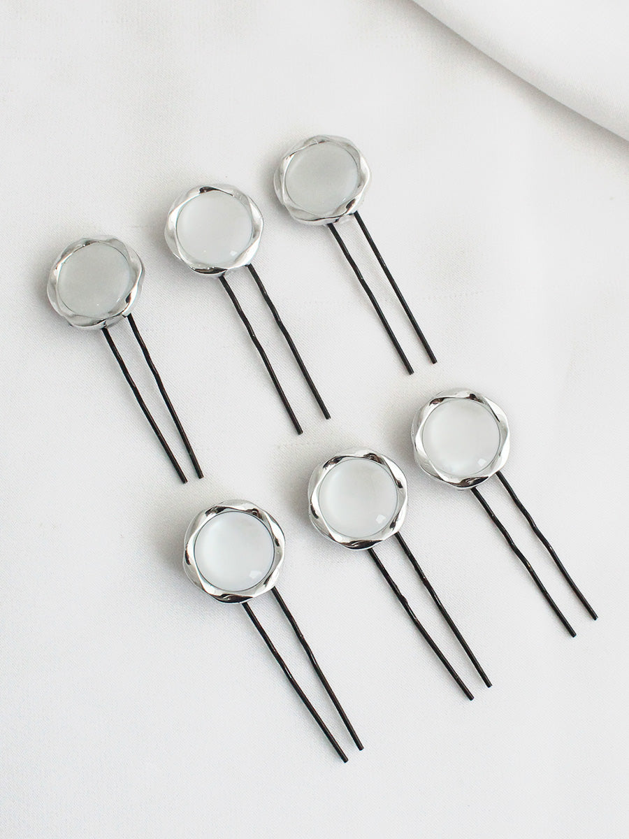 Ira Bun & Braid Hair Accessory-Silver