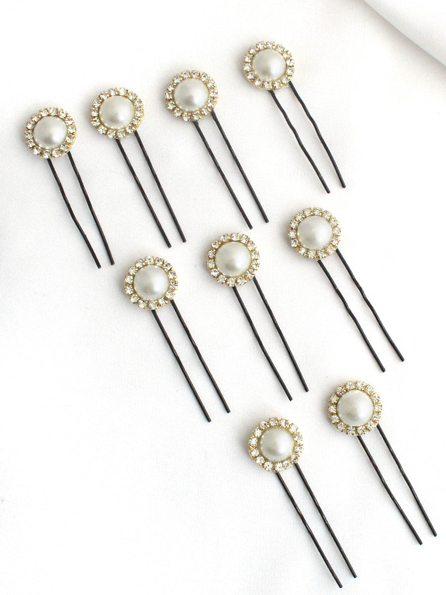 Mia Bun & Braid Hair Accessory-Pearl