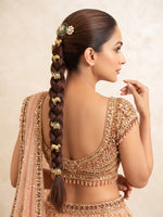 Vamika Bun & Braid Hair Accessory-Green