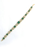 Mayra Sheeshphool / Headpiece-Green
