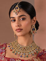 Anupreet Necklace Set-Multicolor