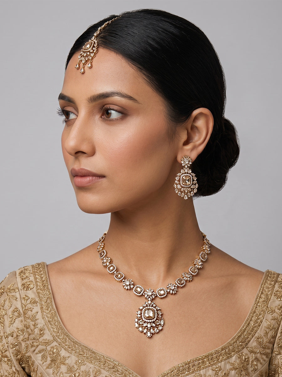Aania Necklace Set - Gold