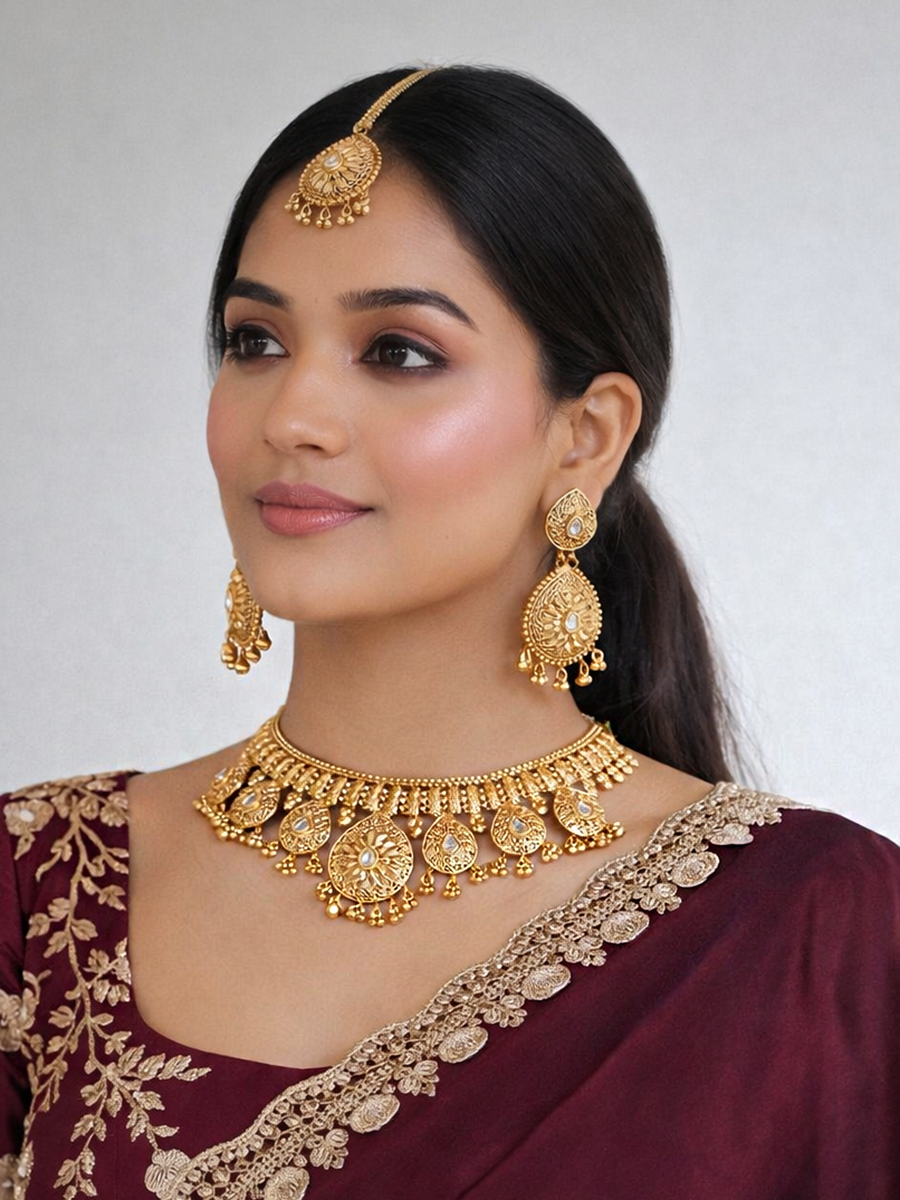 Snehal Necklace Set