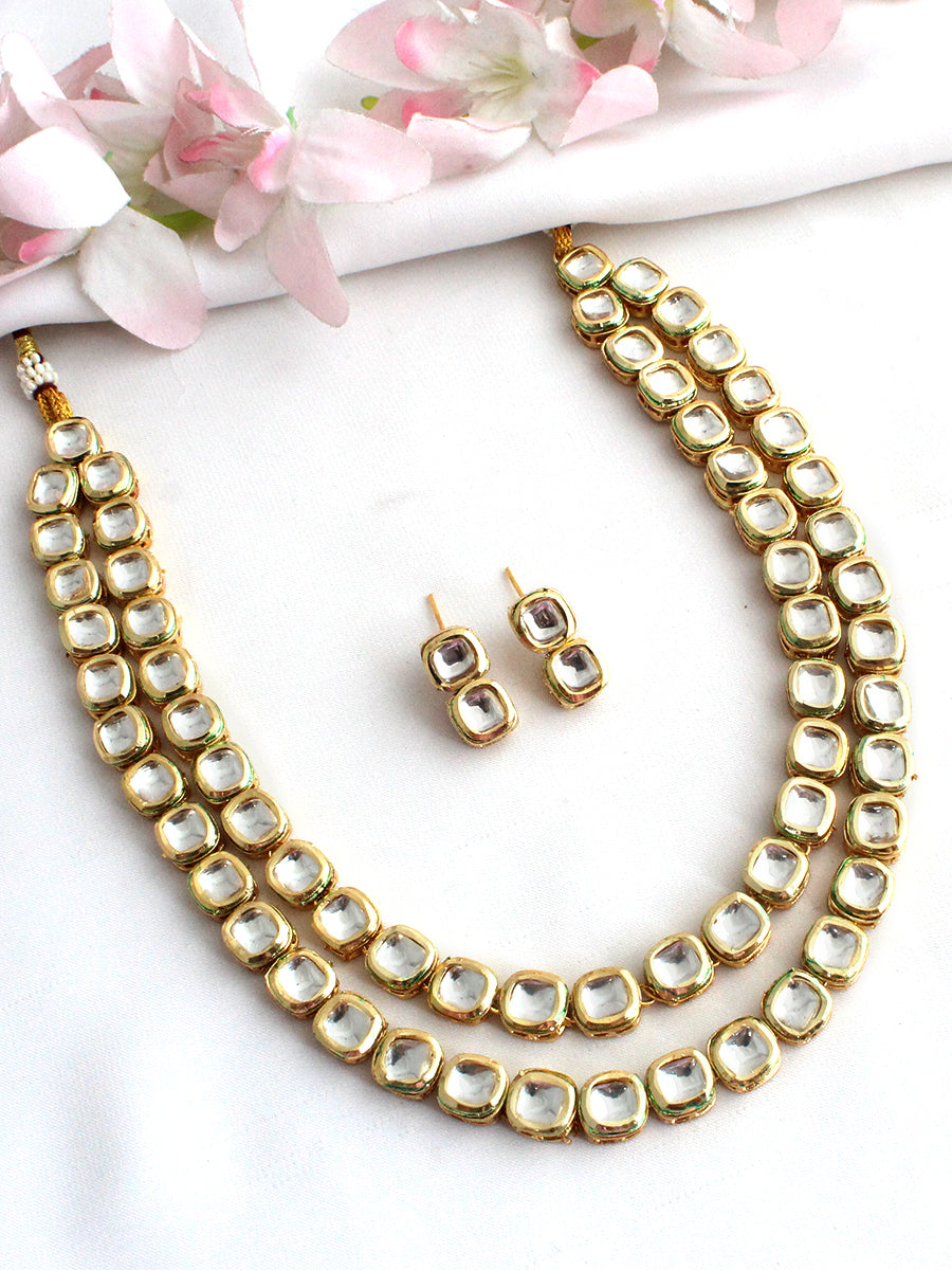 Shruti Layered Necklace Set-Gold