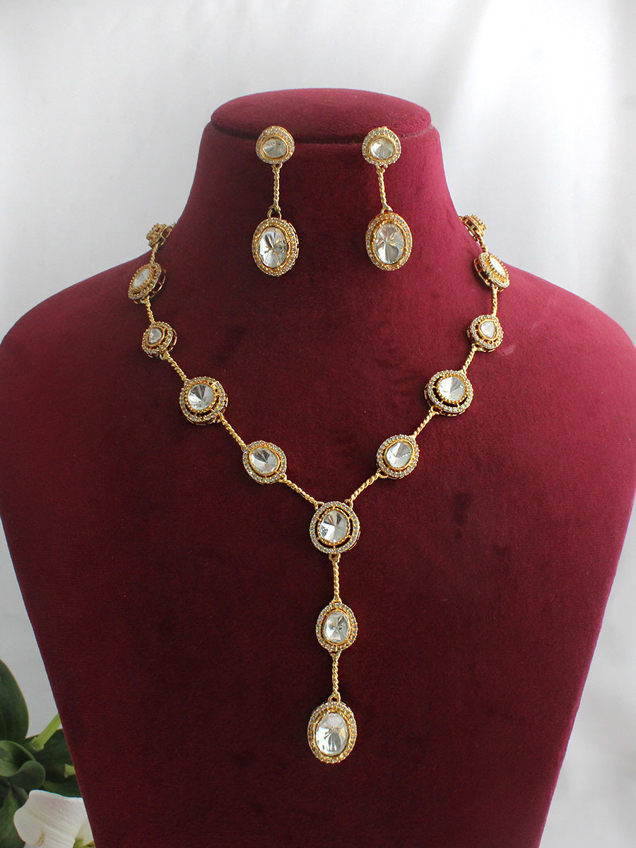 Palomi Necklace Set-Gold