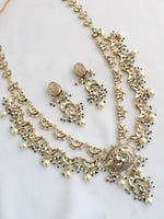 Ditya Layered Necklace Set-Ivory