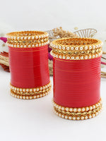 Mansha Bridal Chuda-Red
